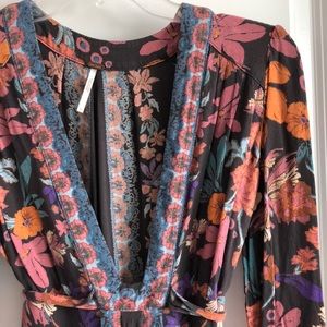 Free people floral blouse